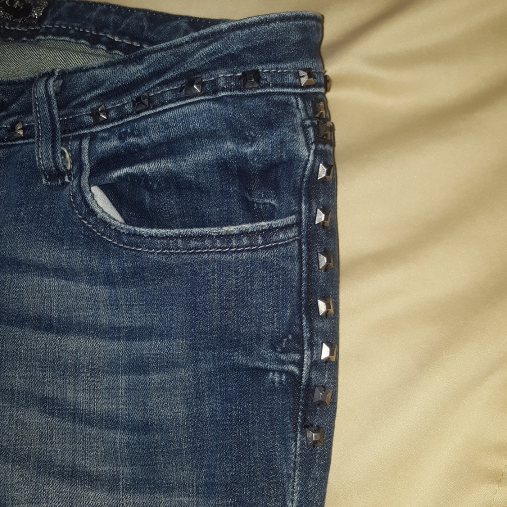 Express Rerock Embellished Jeans - Picture 5 of 7